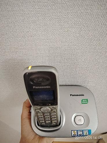 Краны водонагреватели: Стационарный телефон Panasonic, Беспроводной, Б/у, Самовывоз — 4