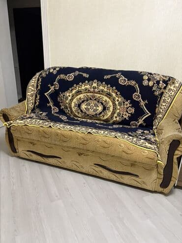 установка мебели: Диван, Б/у, Нераскладной, Ткань, Нет доставки — 2