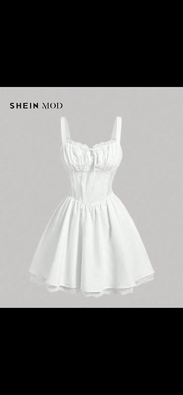 Brend: SHEIN MOD Model: Ağ mini don - Üslub: korset effektli