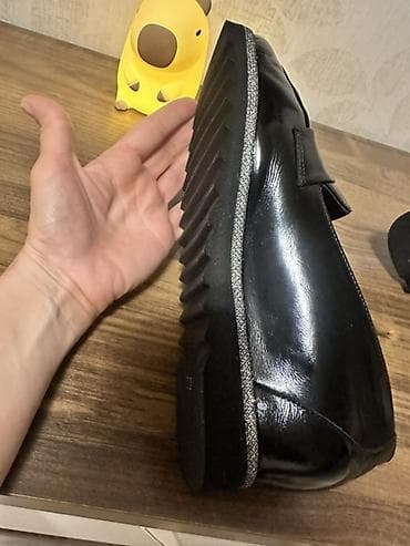 Krossovka ve ketlər: Qara laklı loafer ayaqqabılar ORTOPEDİK bahalı ayakkabı Ölcü 39 - — 3