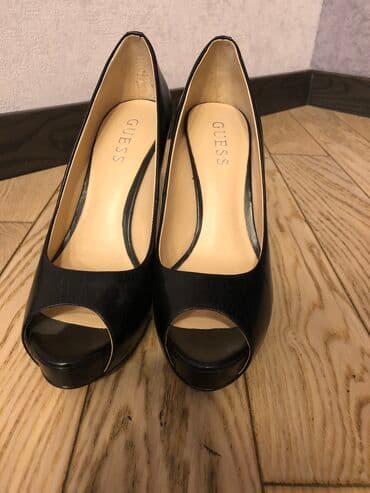 туфли новая не одевала не разу: Туфли, Guess, Размер: 37, цвет - Черный, Б/у — 3