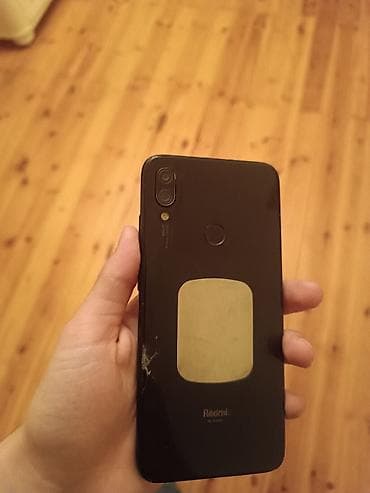 redmi es9: Redmi Note 7, 64 GB, rəng - Qara, Barmaq izi — 4