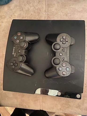 Məhsul: Sony PlayStation 3 (PS3) Slim oyun konsolu + 2 ədəd orijinal