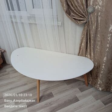 kapron masa: Jurnal masası, Yeni, Açılmayan, Oval masa — 2