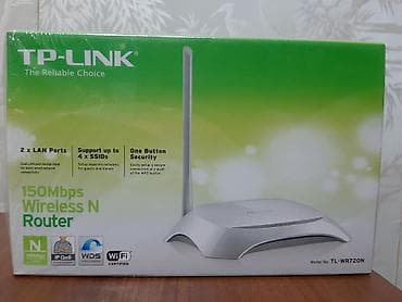 ikinci el redmi note 12: TP-LINK ROUTER Wi-Fi sürəti: 150 mbit/s Portların sayı: 2 Antenlərin — 1