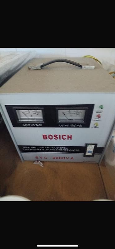 led lanpalar: BOSICH SVC-3000VA gərginlik tənzimləyicisi (AVR) - Tip: Tam avtomatik — 2