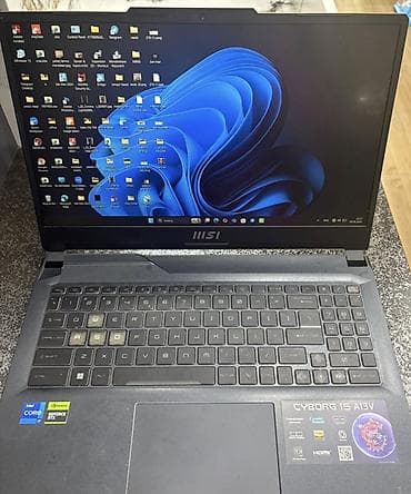msi cyborg: MSI Cyborg 15 A13V Gaming notebook Notebook əla vəziyyətdədir, çox — 1