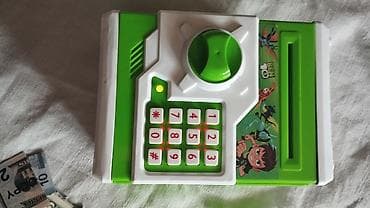 elektron nəni: Uşaq üçün elektron pul qutusu – Ben 10 temalı - Rəng: yaşıl-ağ - Ön — 3