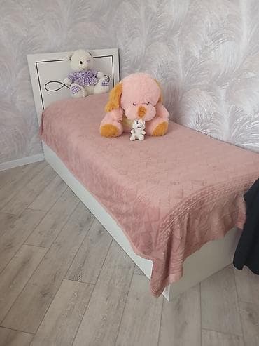 mebel dekor: Uşaq/yeni yetmə üçün tək nəfərlik çarpayı - Ölçü: təxmini 90x200 sm — 2