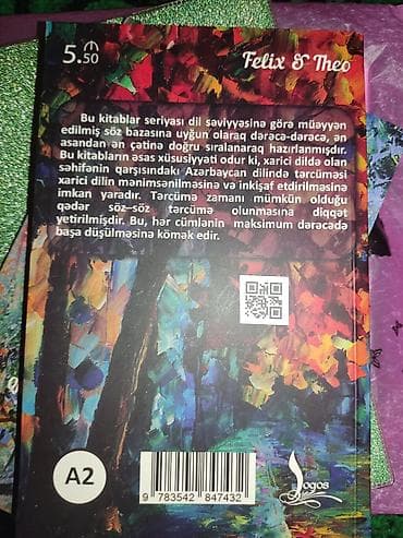 Книги и журналы: Azərbaycan - Almanca hekayələr. bir səhifə almanca,qarşı səhifəsi — 4