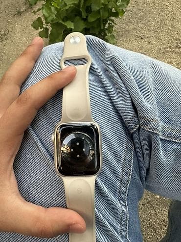 Elektronika: İşlənmiş, Smart saat, Apple, rəng - Bej — 2