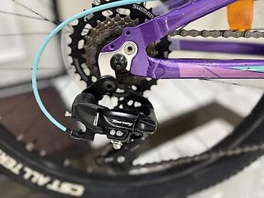 mini velosiped: Merida dağ velosipedi - Çərçivə: Alüminium, bənövşəyi rəngli dizayn - — 4
