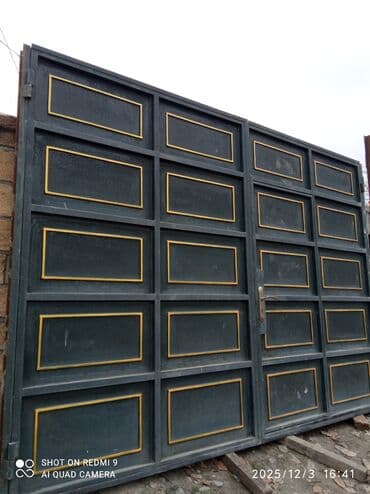 profil demiri: İşlənmiş Dəmir Həyət darvazası, Mexaniki, Qapı ilə, rəng - Qara, Kredit yoxdur, Ödənişli çatdırılma — 2