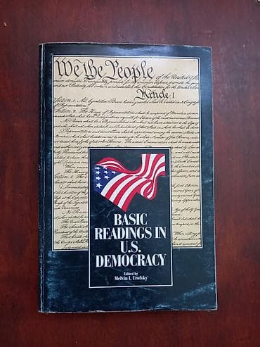 Книги и журналы: Məhsul: “Basic Readings in U.S. Democracy” kitabı Redaktor: Melvin I — 1