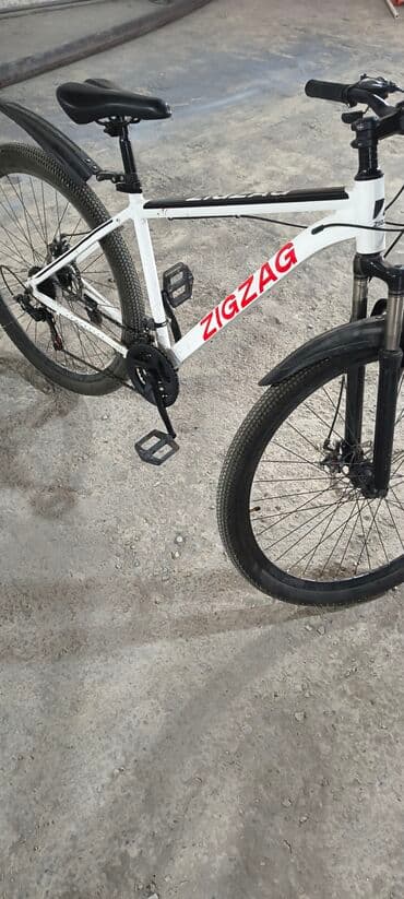 все модели велосипедов: ZIGZAG şəhər/dağ velosipedi - Rəng: ağ-qaralı, çərçivədə ZIGZAG — 4