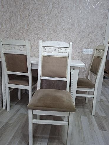 stol dest: Для кухни, Нераскладной, Прямоугольный стол, 4 стула — 3