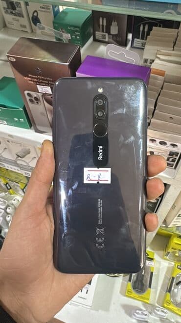 Redmi 8, 32 GB, rəng - Qara, Barmaq izi lalafo.az -da Redmi 8, 32 GB, rəng - Qara, Barmaq izi