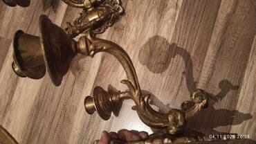 qrup şəkilləri: Məhsul: Bərk tökmə metal divar şamdanları (2 qol) Təsvir: - — 7