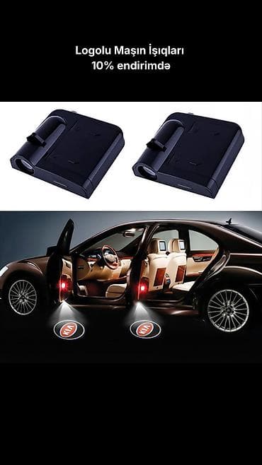 bmw hisseleri: Maşın Logolu İşıq – qapı altına proyeksiya edən LED işıq modulu - — 1