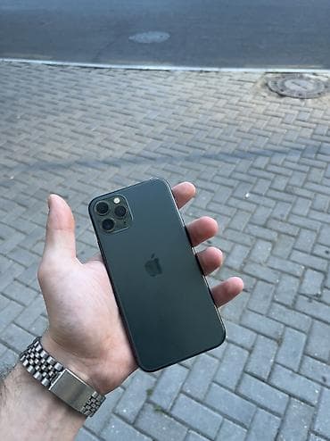 mac pro: IPhone 11 Pro, 256 GB, Matte Midnight Green, Face ID — 6