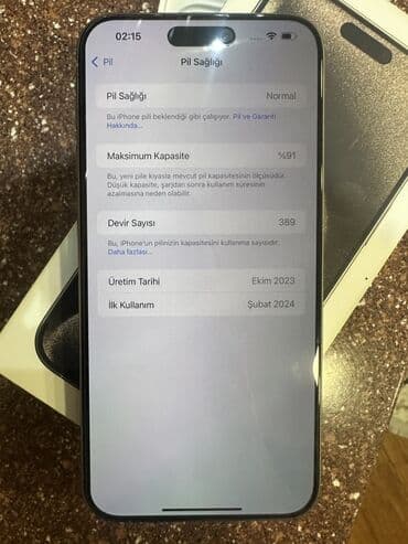 note 8 kabrolari: IPhone 15 Pro Max, 256 GB, Natural Titanium, Simsiz şarj — 5