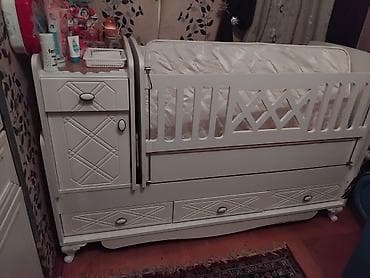 hamam kabina: Oğlan və qız üçün, Dördbucaq, Beşik, Dəstsiz, Matras ilə, Yellənmə mexanizmsiz — 1