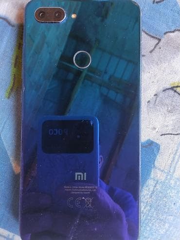 mi airdots: Xiaomi Mi 8 Lite, rəng - Mavi, 
 Barmaq izi — 3