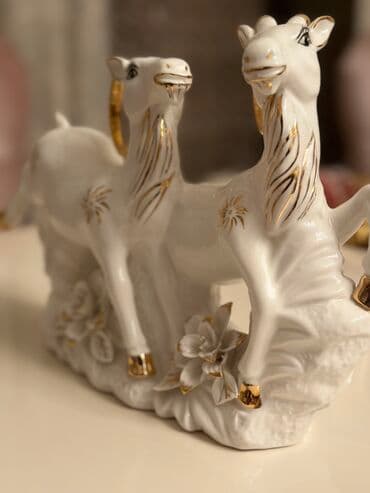 multik sekilleri 202: Fiqur, Keramika, rəng - Ağ — 2