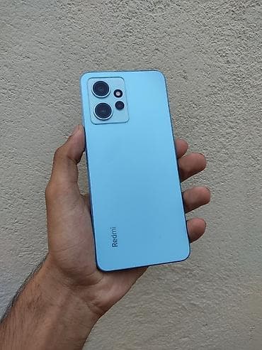 Redmi Note 12, 128 GB, rəng - Göy, Barmaq izi, Face ID