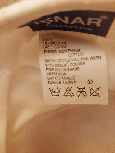 usta geyimi: Kepka, Yeni, rəng - Ağ — 3