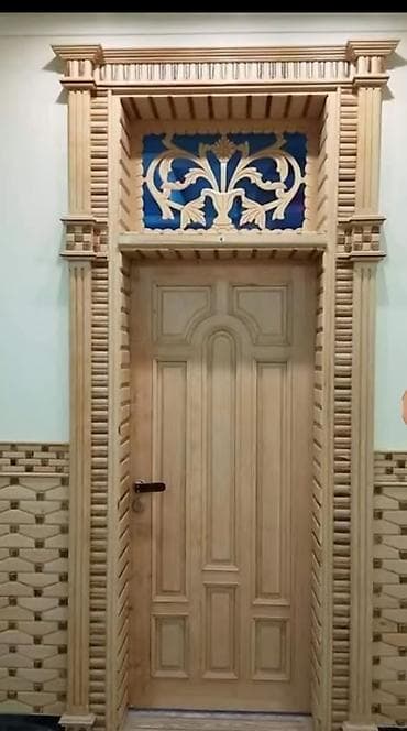 Tavan: Taxta oyma qapılar – klassik və barokko üslubunda dizaynlar - — 10