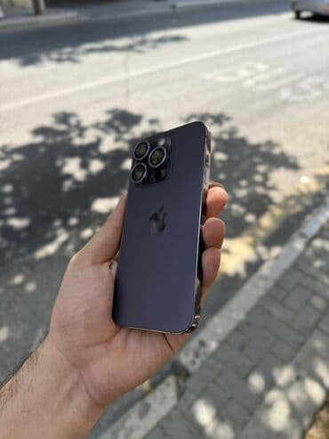 телефон fly ds169: IPhone 14 Pro, 128 ГБ, Deep Purple — 14