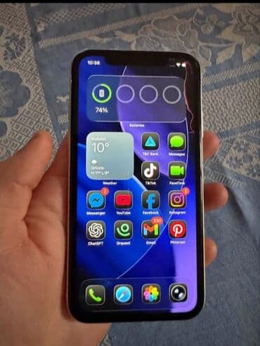 ayfon 11 sadə: IPhone 11, Ağ, Face ID — 1