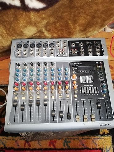 Звуковое оборудование: MEX MX-3610 USB mikser-pult - 10 kanallı mikser (6 mono mik/line + 2 — 2