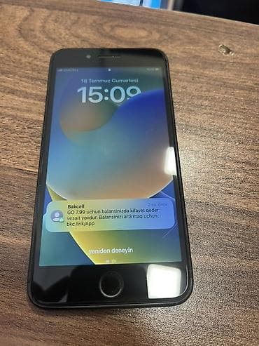 iphone 9 plus: IPhone 8 Plus, 64 GB, Qara, Barmaq izi — 1