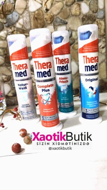 Уход за телом: Almaniya istehsalı olan dozatorlu diş məcunları — 1