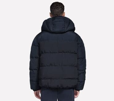 Köynəklər: Kişi üçün şişmə qış gödəkçəsi – tünd qara rəng yüngül isti rahat Ölçü — 2