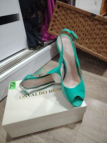 baletka ayaqqabilar: Baletkalar, Elle, Ölçü: 39, rəng - Yaşıl, İşlənmiş — 2