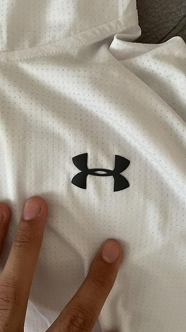 termo corab: Under Armour Project Rock kişi idman maykası (kapüşonlu, qolsuz) - — 3