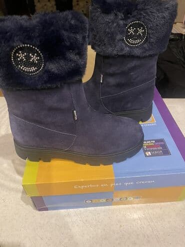 Hyundai: Qız uşaq üçün qış çəkmələri - Rəng: tünd göy (navy) - Model: orta — 1