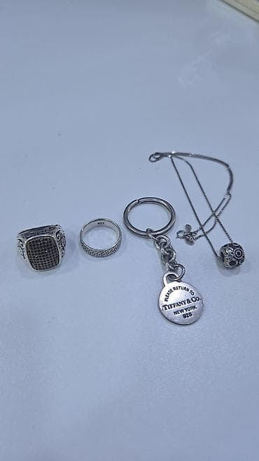 Dəstə daxildir: Üzük, Tiffany, Gümüş, 925 Əyar
