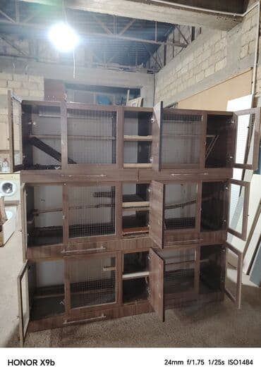 hind qusu satisi: Qəfəs izunluğu 191 eni 52 hundurluyu 64 icində ışıglanmasida vat 2 — 6