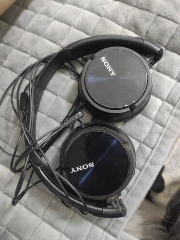 беспроводные наушники в баку цена: Б/у Проводные Наушники, Sony, цвет - Черный — 1