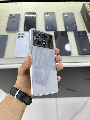 poko c75: Poco X6 Pro 5G, 512 GB, rəng - Gümüşü, Sensor — 3