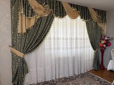 rcd perdeler: Klassik üslubda pərdə dəsti Sadece dokoru satılır - Üst qat — 1