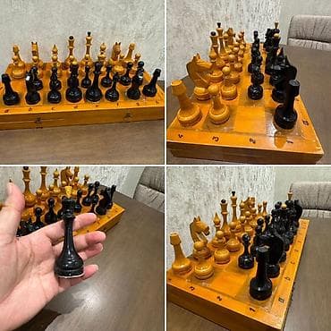 Шахматы: Məhsul: Taxta şahmat dəstləri (bir neçə fərqli model) 2 ci sekil. - — 5