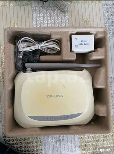 sazz internet necedi: TP-Link TD-W8901N ADSL2+ modem-routeri ev və ya kiçik ofis üçün ideal — 2