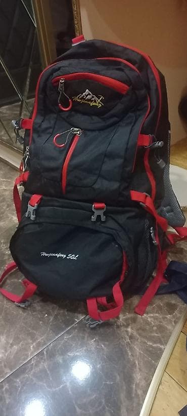 Ovçuluq və balıqçılıq: Trekking/dağçılıq üçün böyük həcmli bel çantası – 50L - Rəng — 3