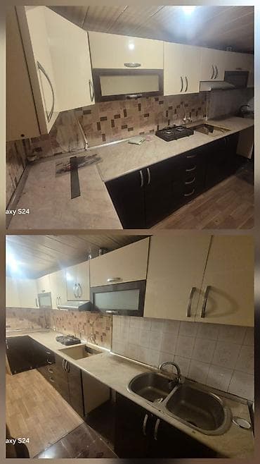 Metbex mebeli 5metrdi.usdunde aspirator moyka verilir 400azn. unvan