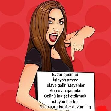 Qadınlar üçün onlayn gəlir imkanı və şəxsi inkişaf proqramı - Evdar — 1